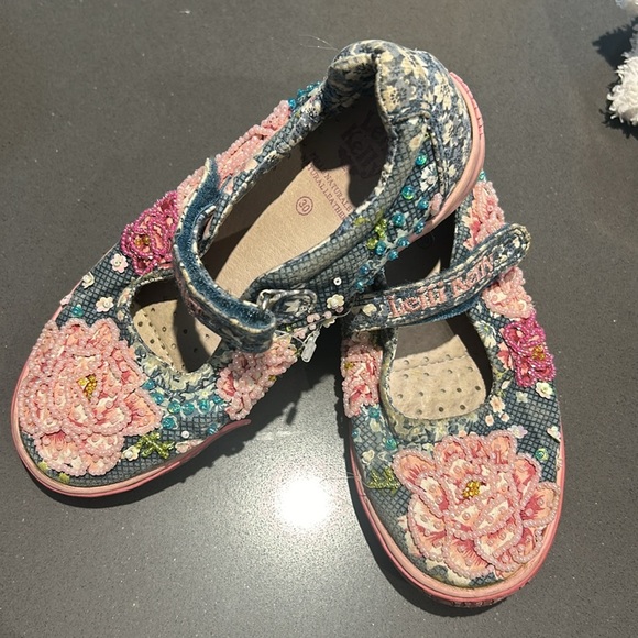 Lelli Kelly Kids Girl's Bella Dolly Flats Shoes - Toddler Size 24 - Picture 3 of 8